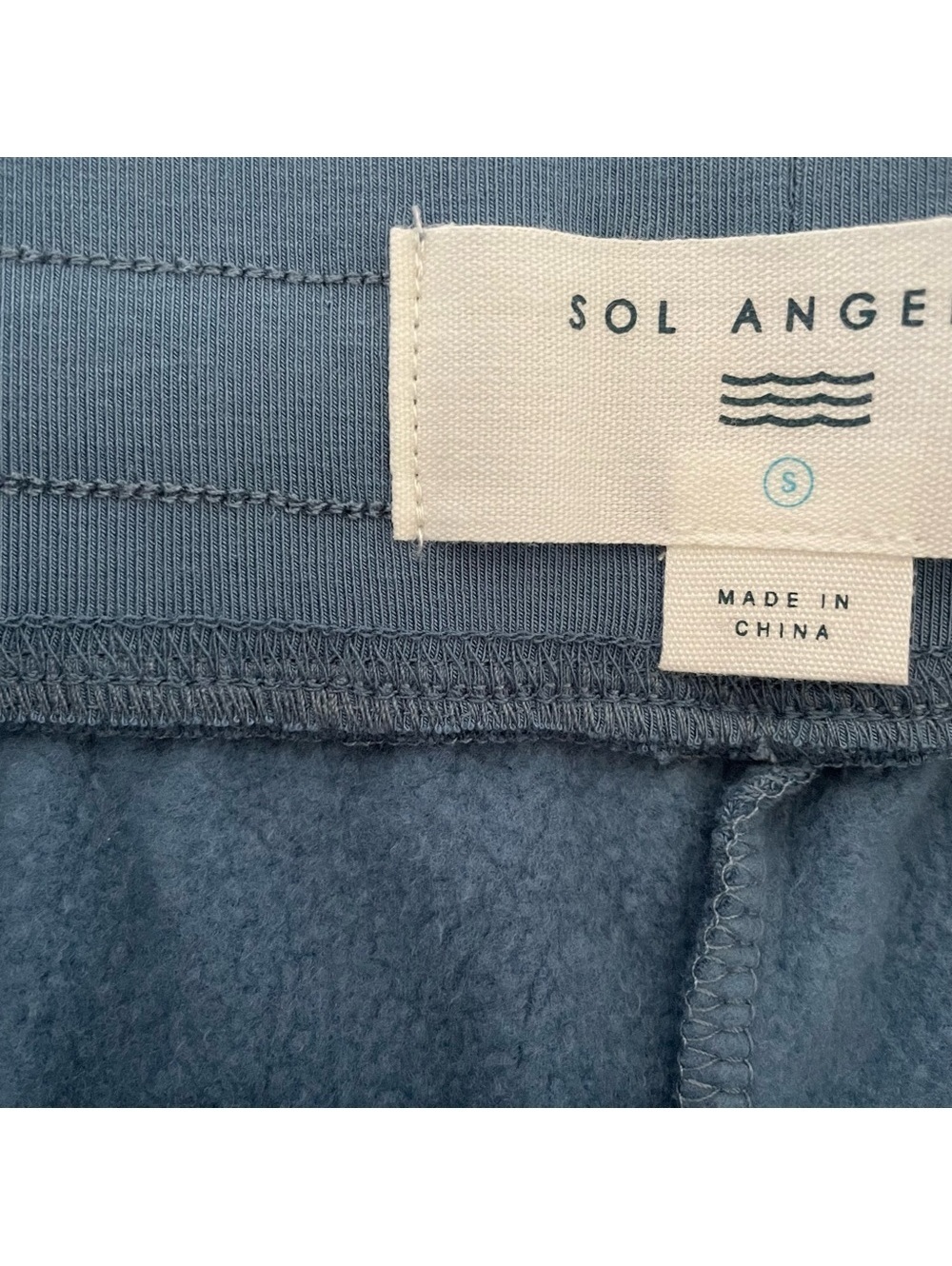Sol Angeles Coastal Waves Pullover & Jogger Set Atlantic Size Small Loungewear - Picture 6 of 13